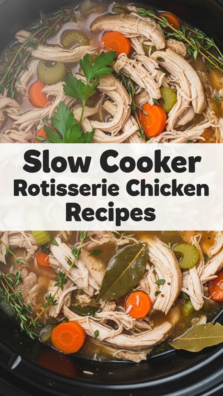 Slow Cooker Rotisserie Chicken Recipes