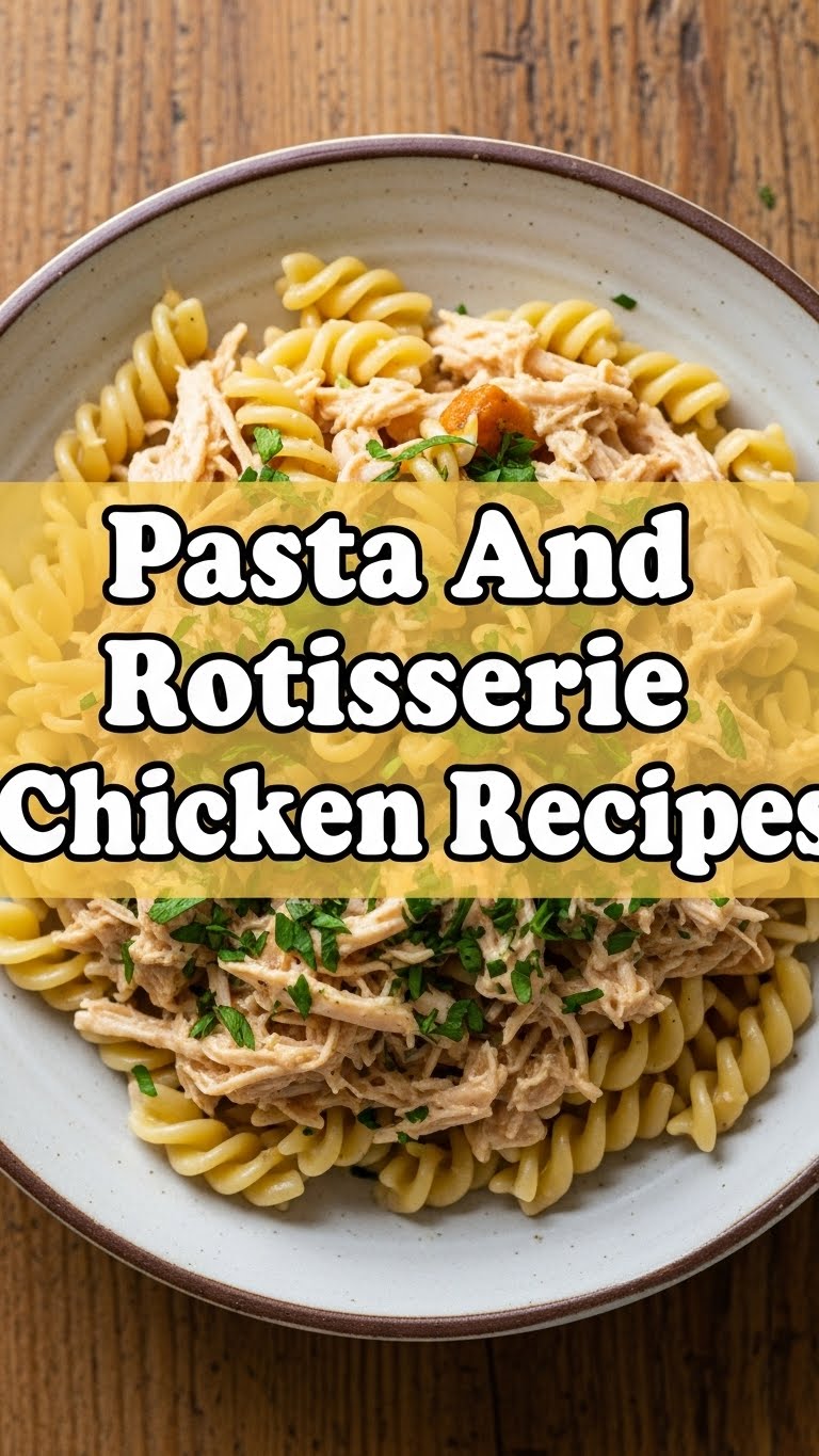 Pasta And Rotisserie Chicken Recipes