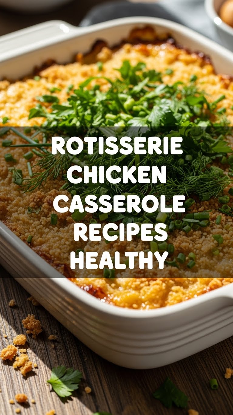 Rotisserie Chicken Casserole Recipes Healthy