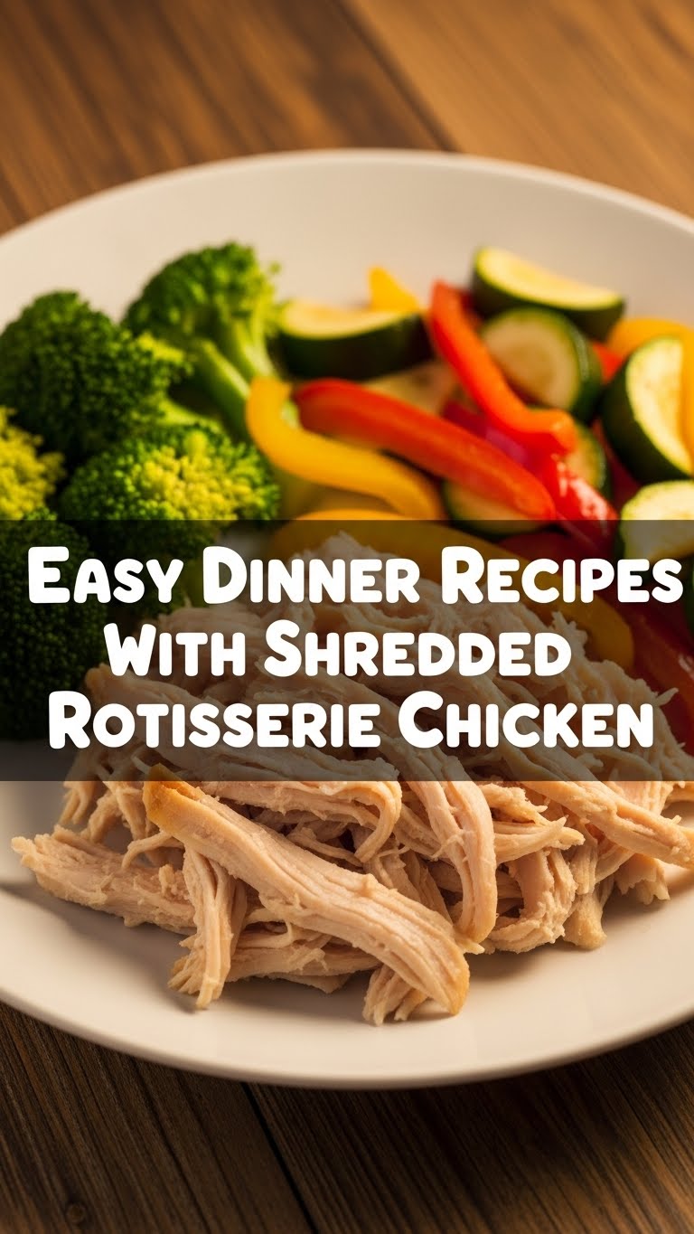 Easy Dinner Recipes With Shredded Rotisserie Chicken