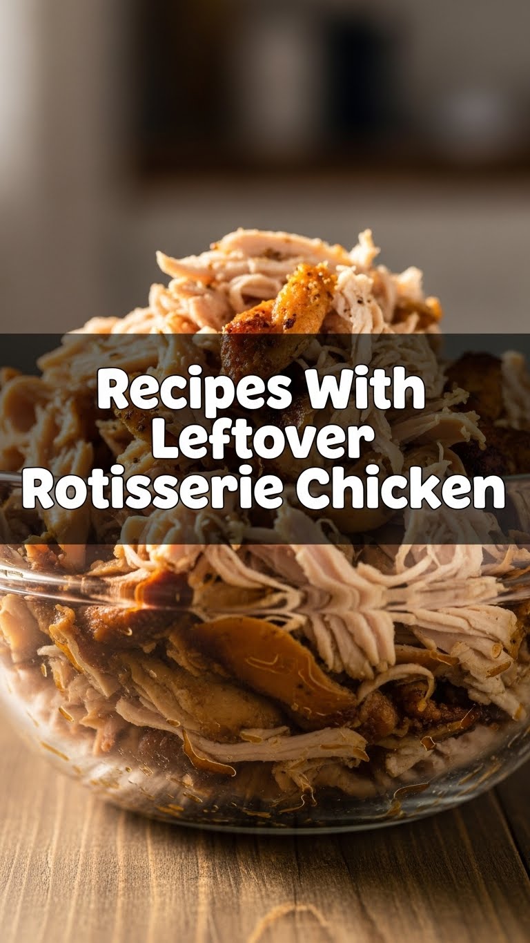 Recipes With Leftover Rotisserie Chicken