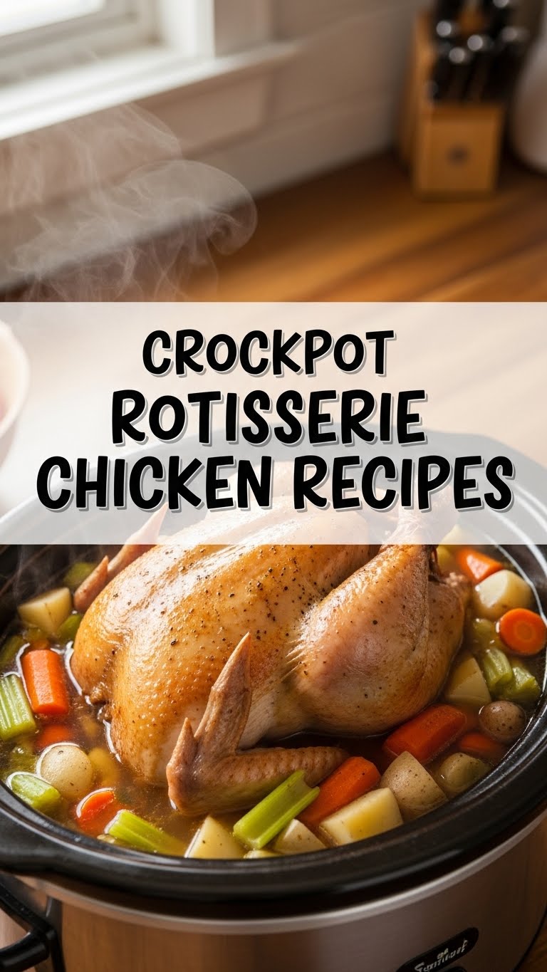 Crockpot Rotisserie Chicken Recipes