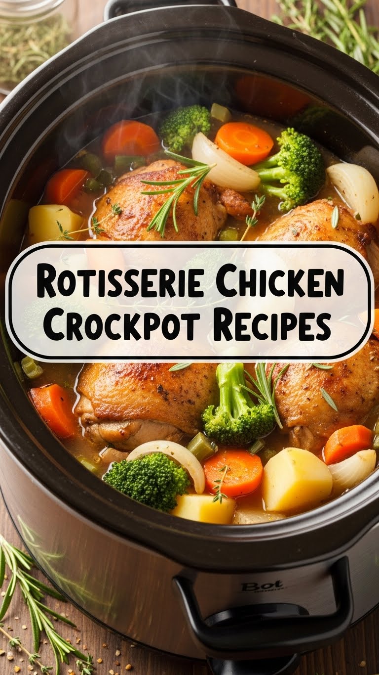 Rotisserie Chicken Crockpot Recipes