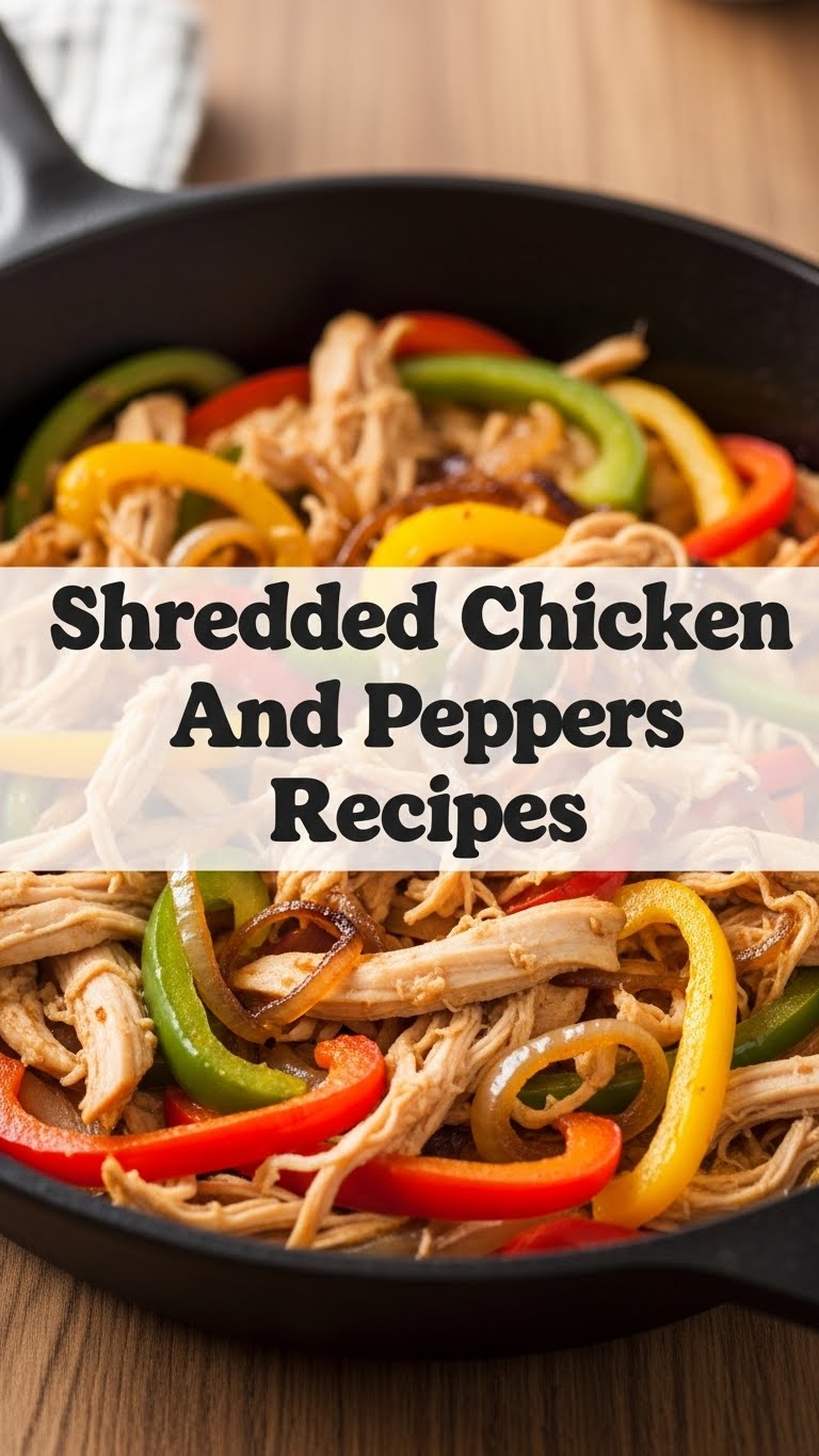 Shredded Chicken And Peppers Recipes
