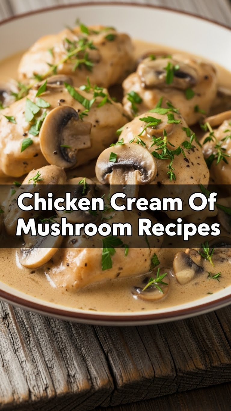 Chicken Cream Of Mushroom Recipes