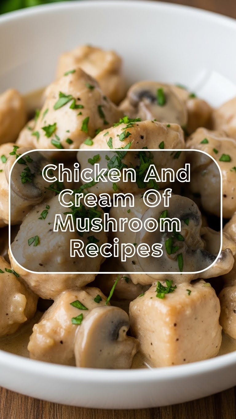 Chicken And Cream Of Mushroom Recipes