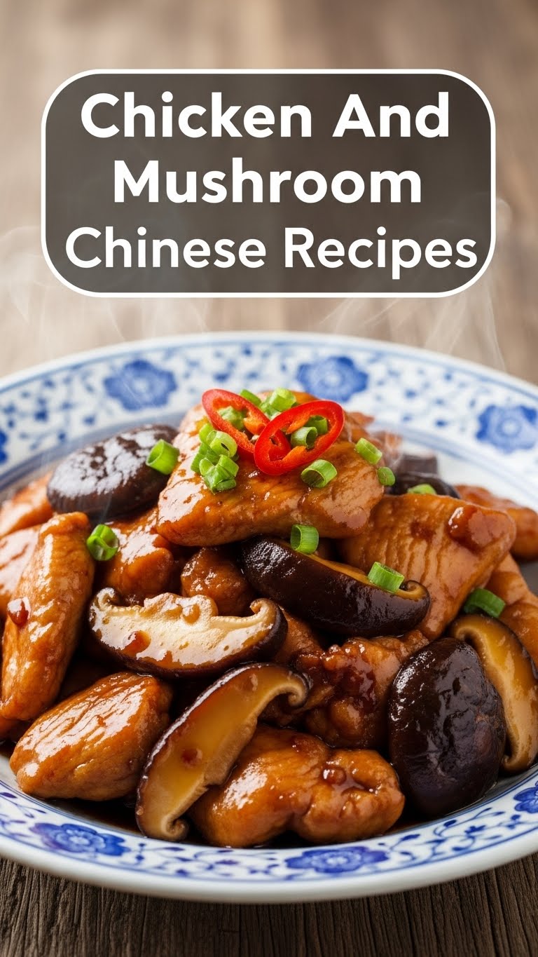 Chicken And Mushroom Chinese Recipes