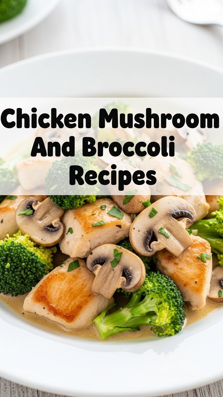 Chicken Mushroom And Broccoli Recipes