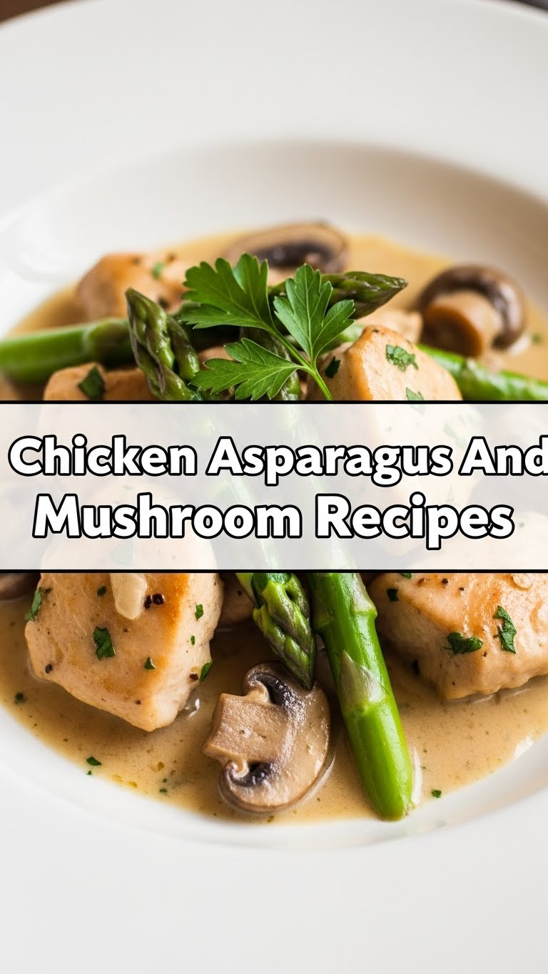 Chicken Asparagus And Mushroom Recipes