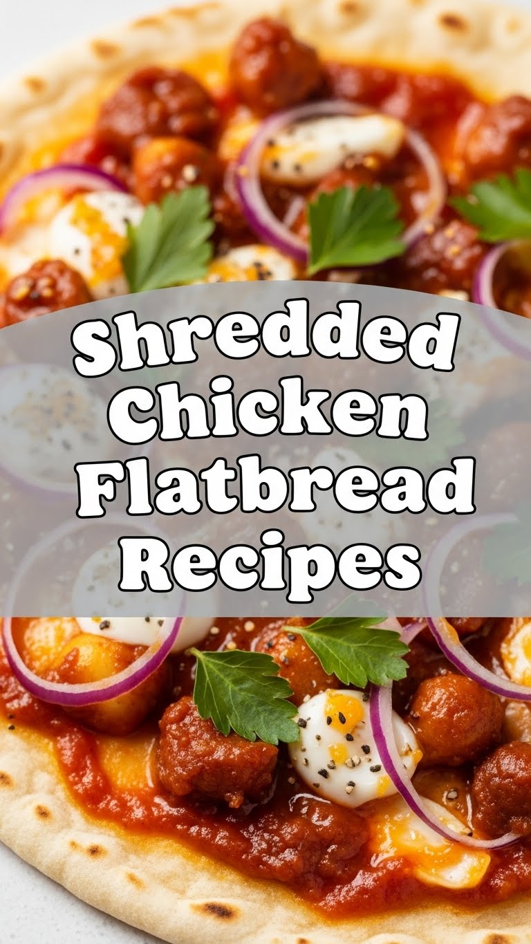 Shredded Chicken Flatbread Recipes