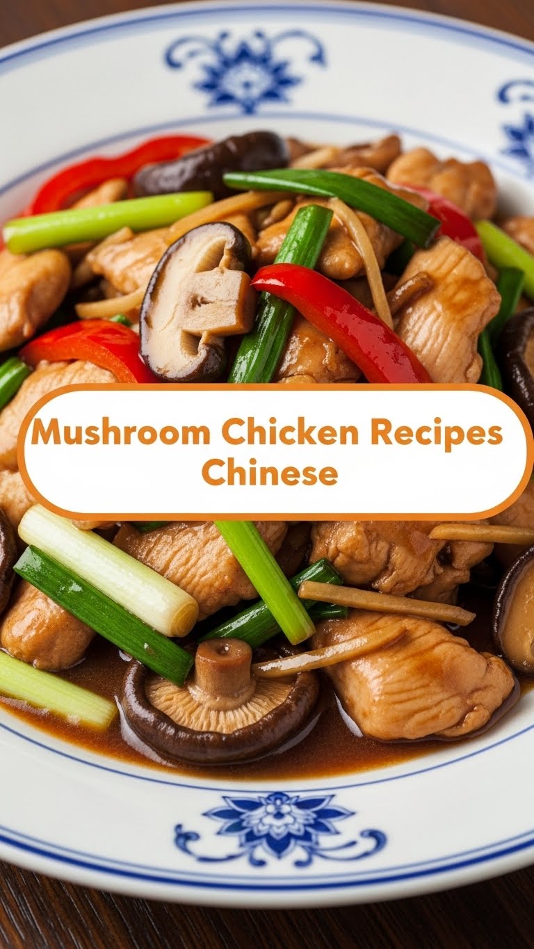 Mushroom Chicken Recipes Chinese