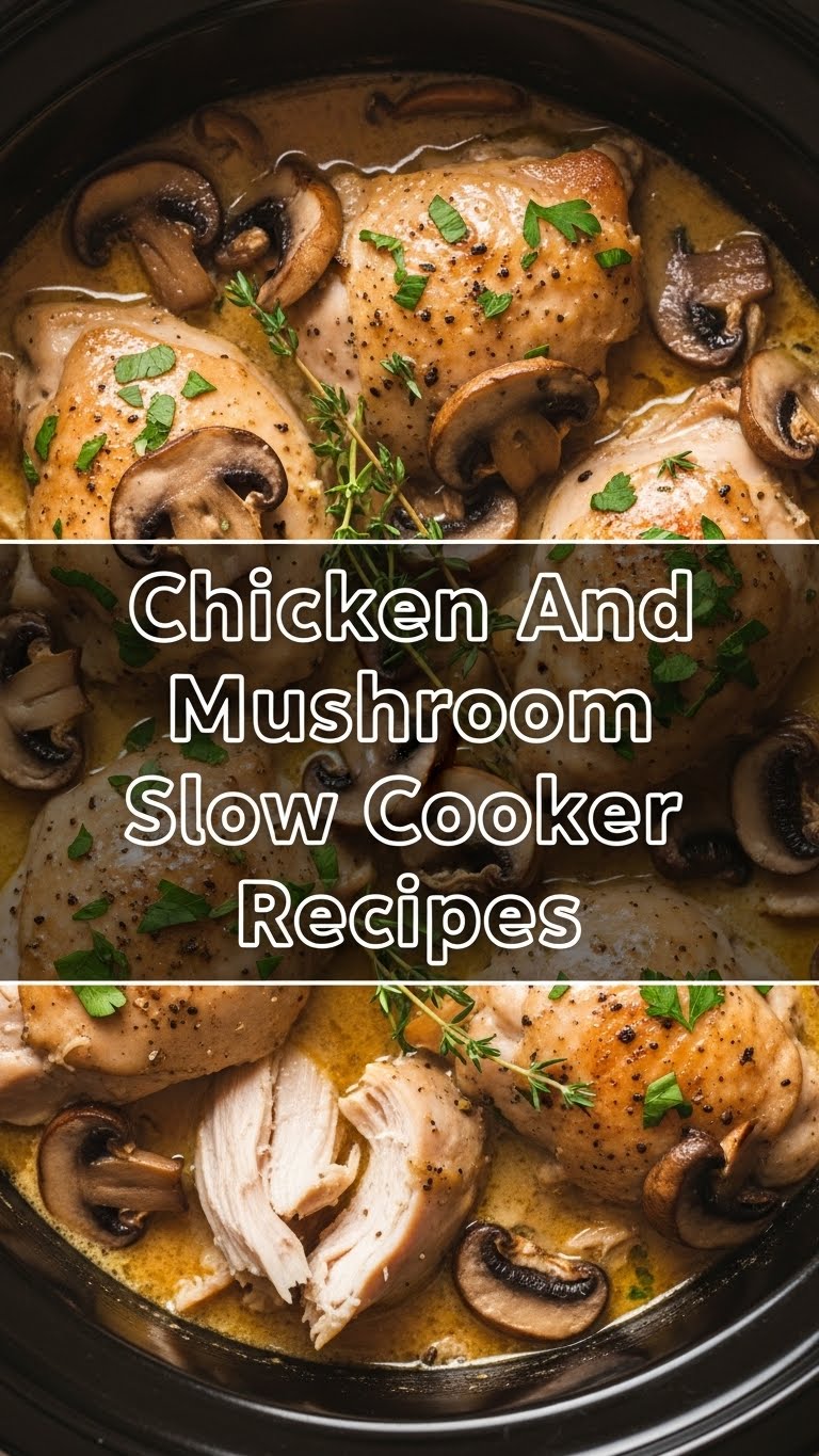 Chicken And Mushroom Slow Cooker Recipes