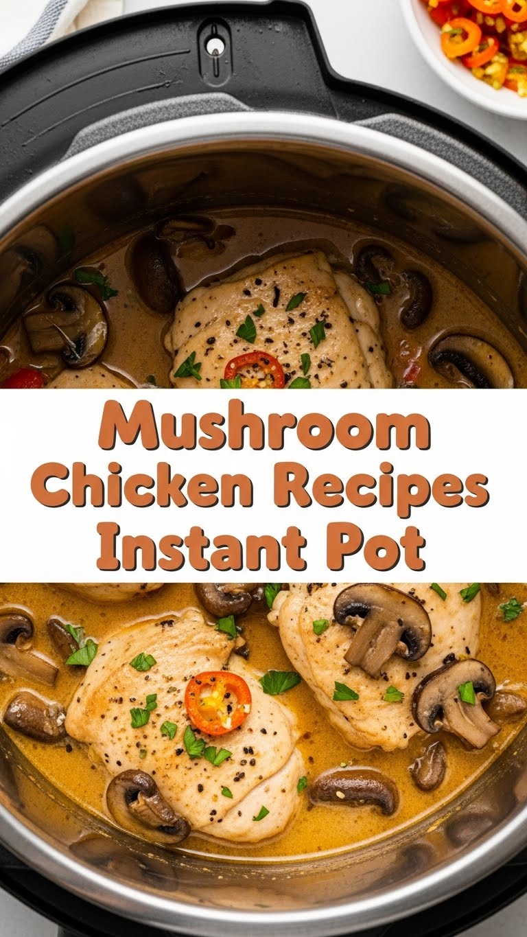 Mushroom Chicken Recipes Instant Pot