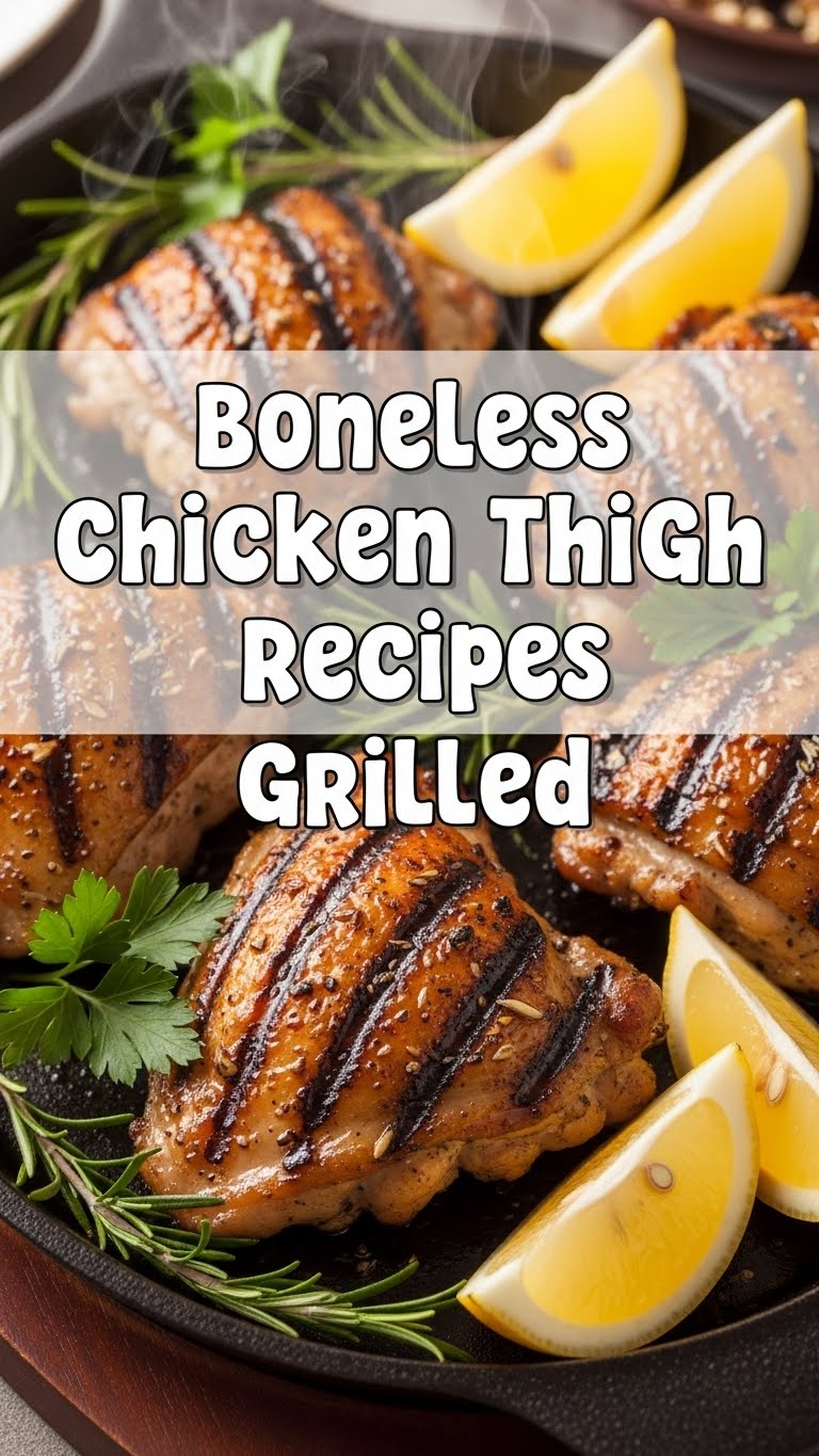 Boneless Chicken Thigh Recipes Grilled