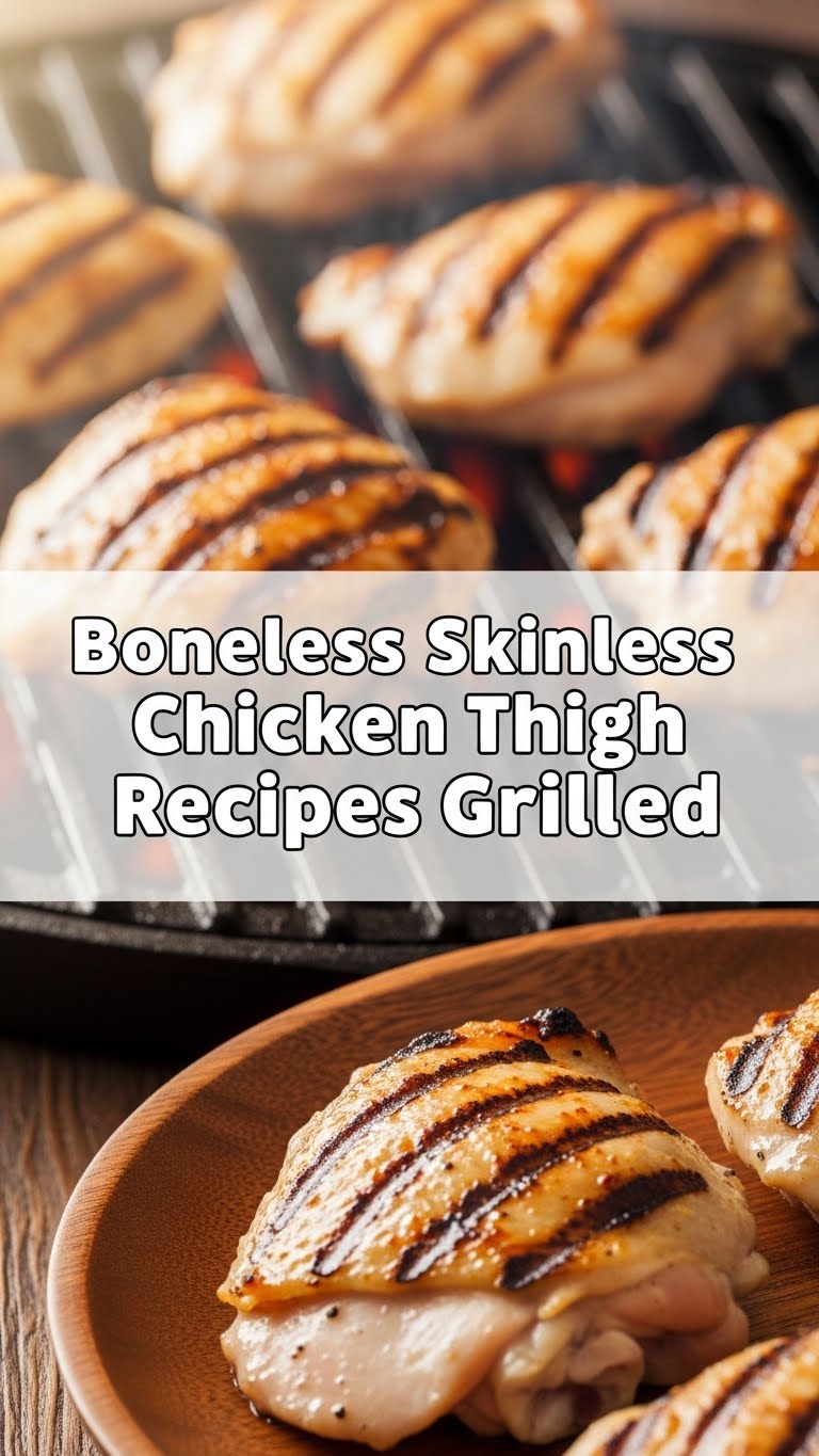 Boneless Skinless Chicken Thigh Recipes Grilled