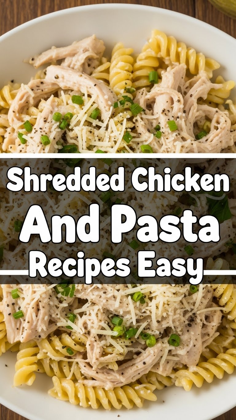 Shredded Chicken And Pasta Recipes Easy
