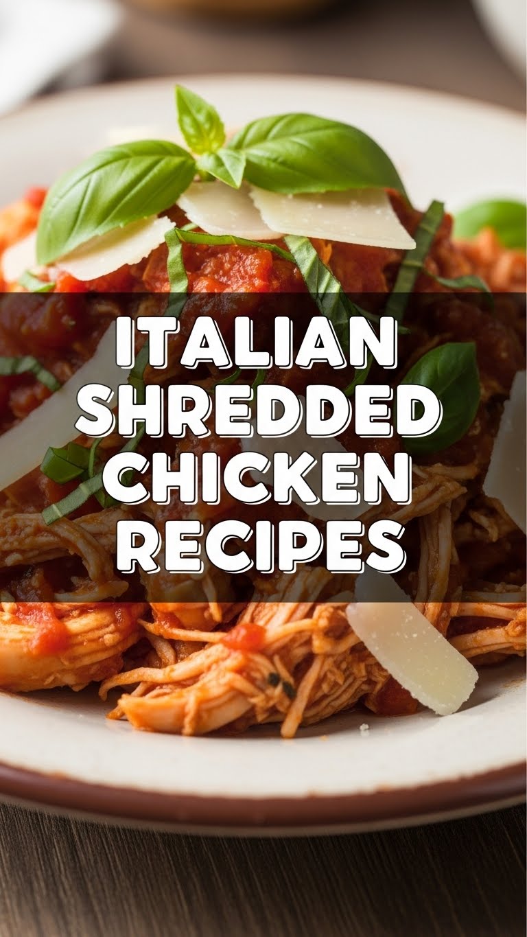 Italian Shredded Chicken Recipes