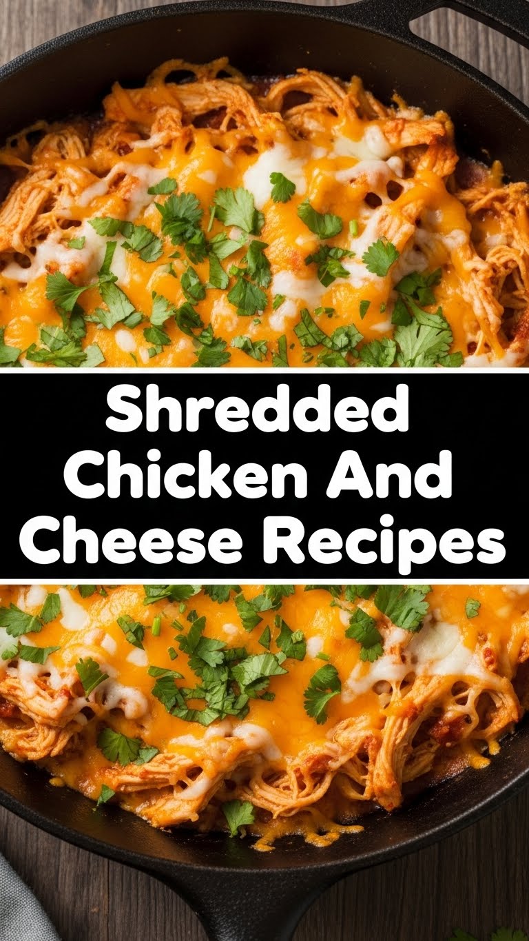 Shredded Chicken And Cheese Recipes
