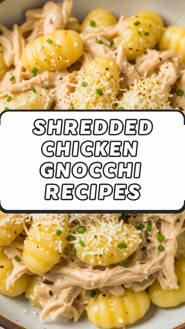 Shredded Chicken Gnocchi Recipes