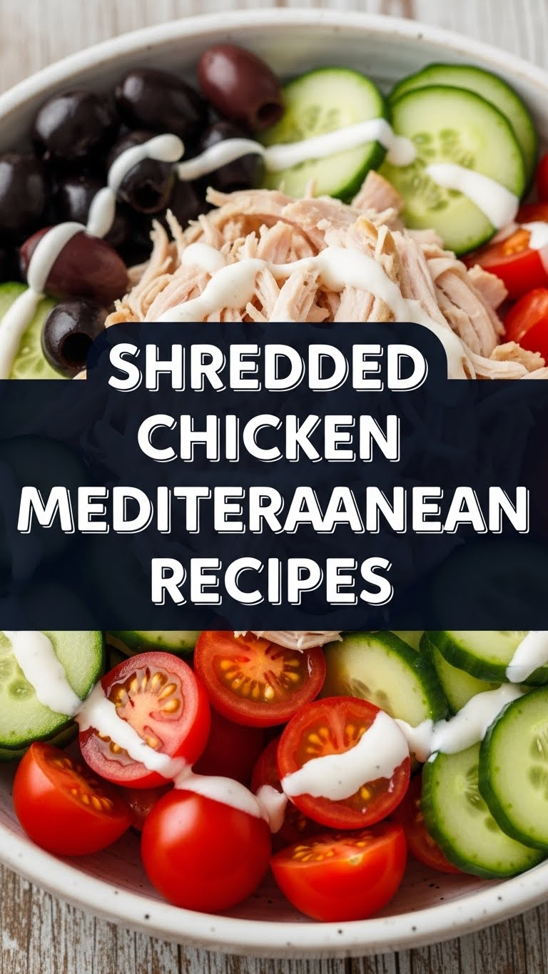 Shredded Chicken Mediterranean Recipes