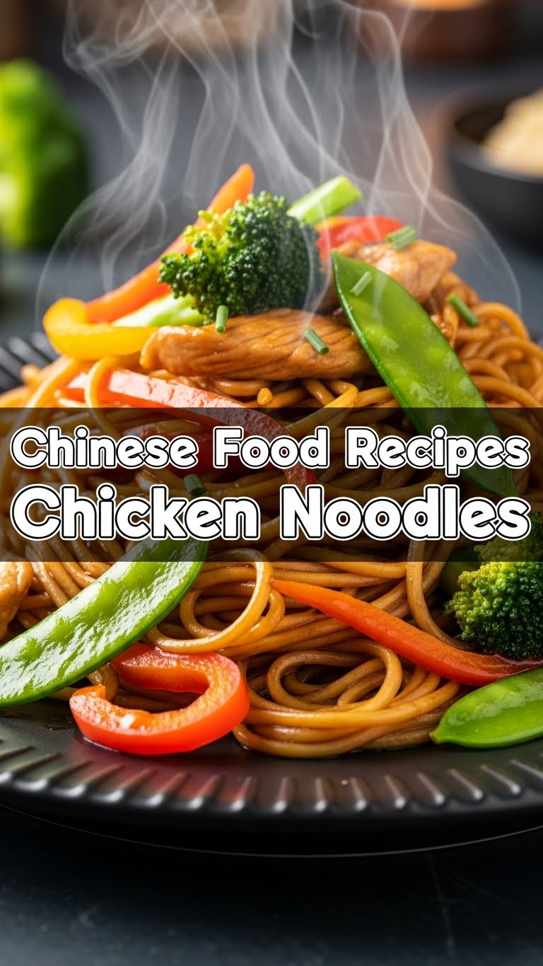 Chinese Food Recipes Chicken Noodles