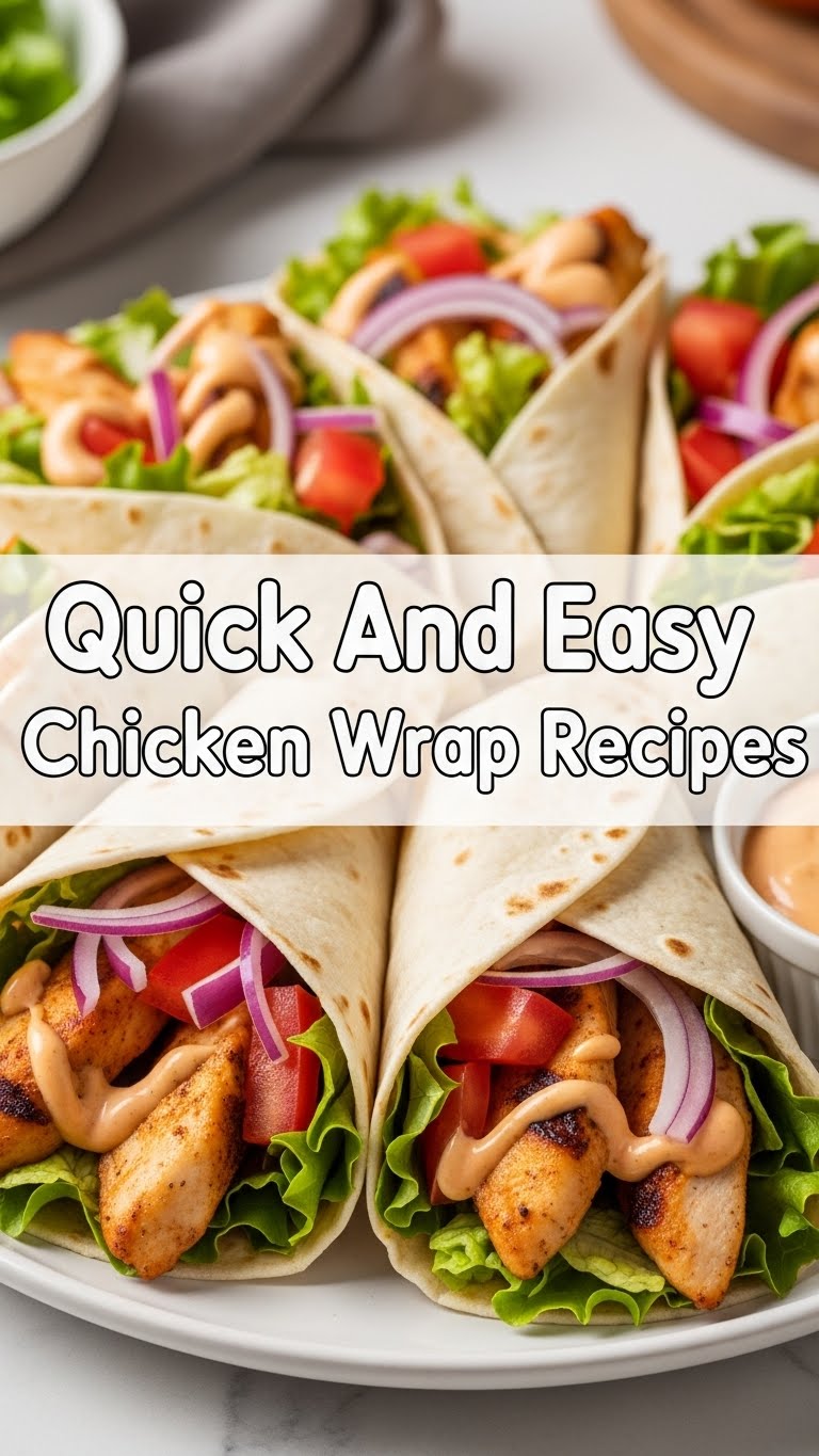 Quick And Easy Chicken Wrap Recipes
