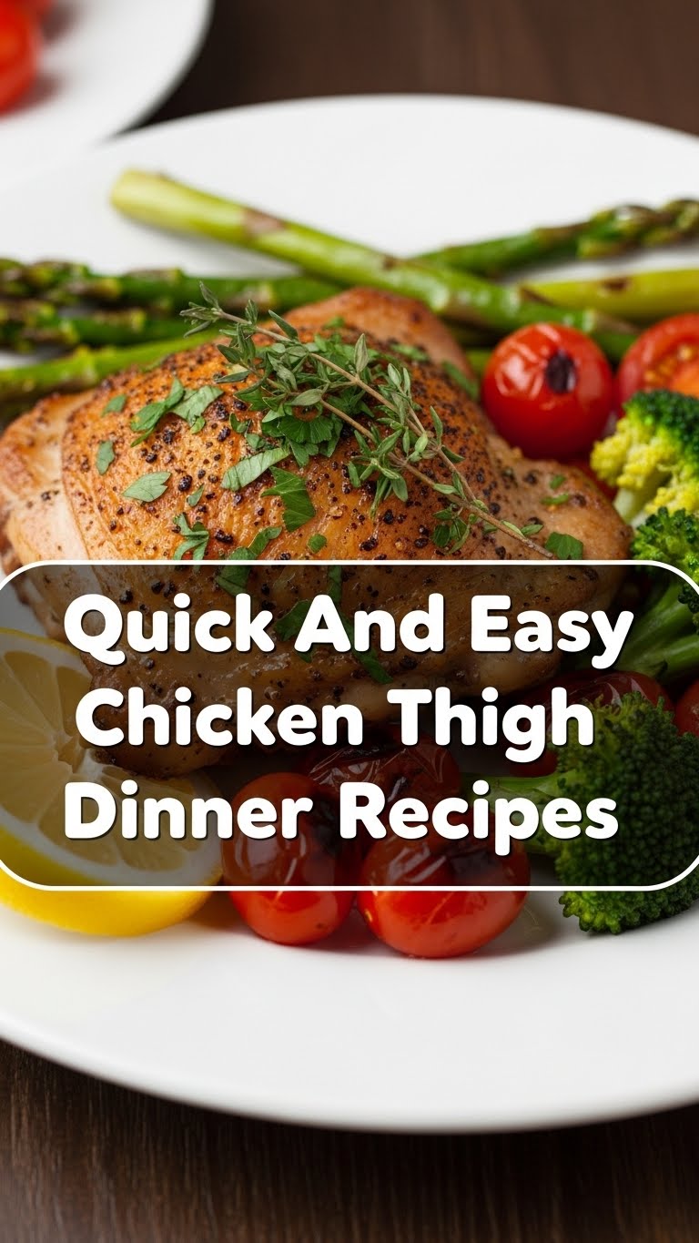 Quick And Easy Chicken Thigh Dinner Recipes