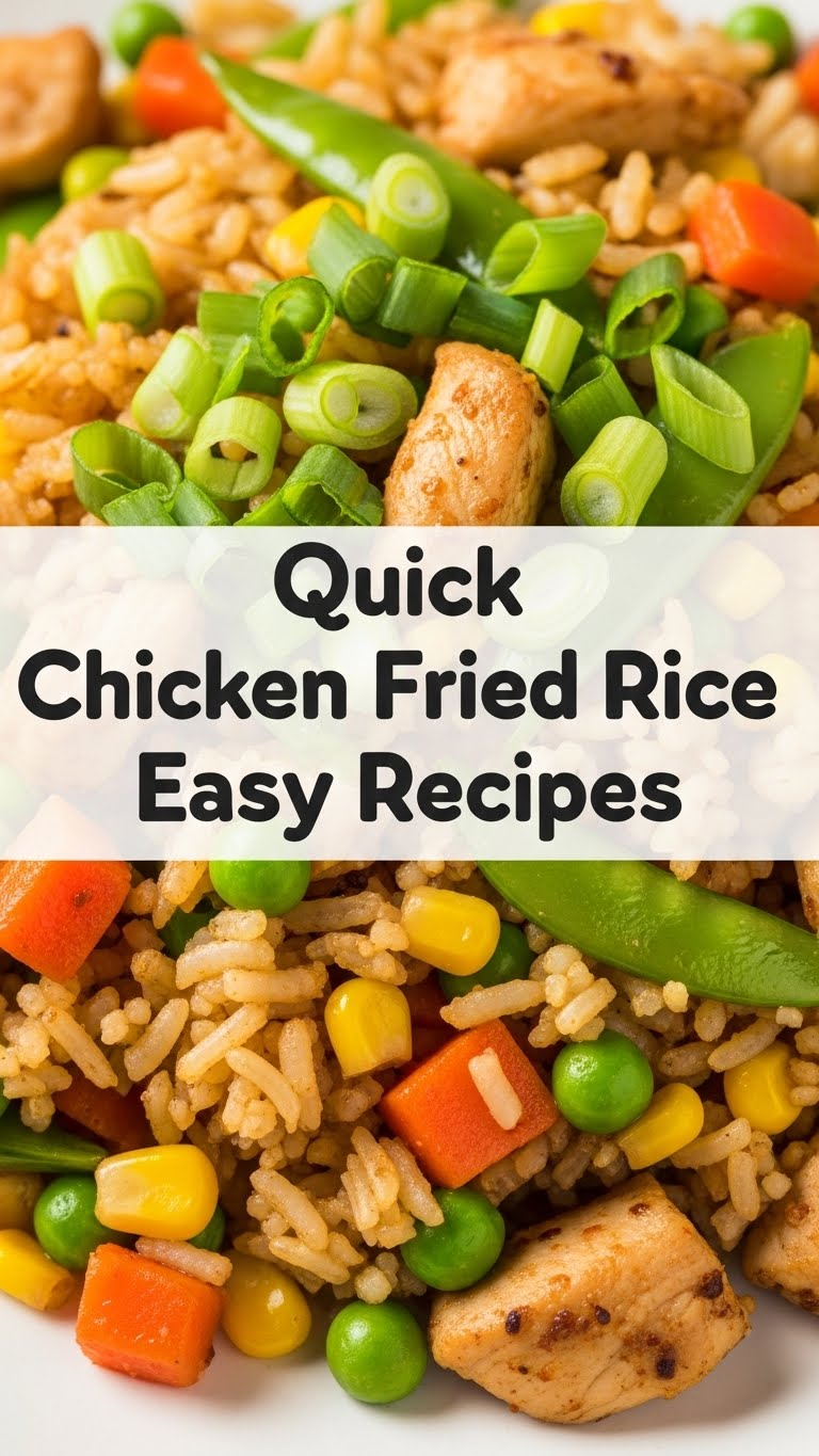 Quick Chicken Fried Rice Easy Recipes