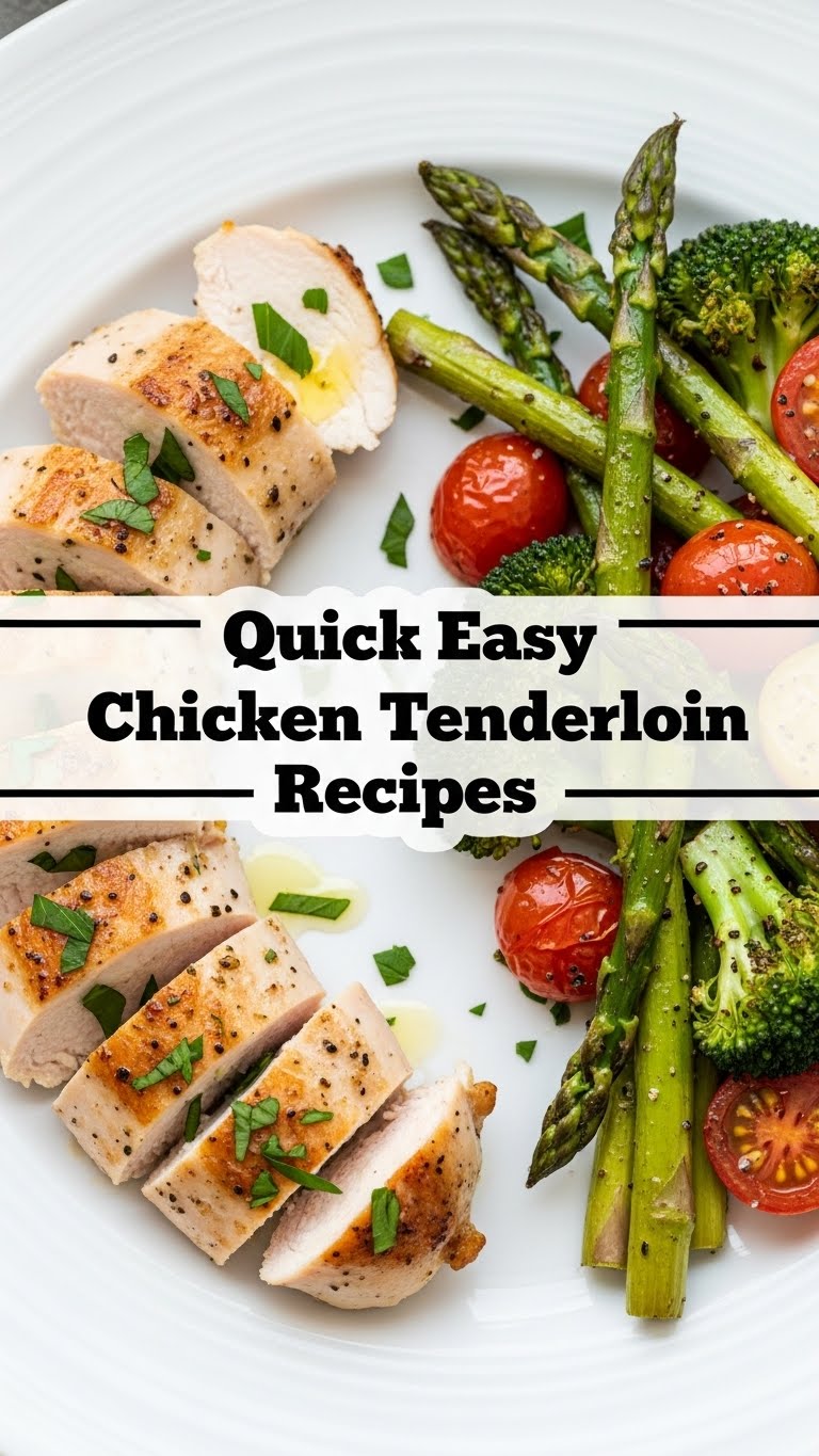 Quick Easy Chicken Tenderloin Recipes