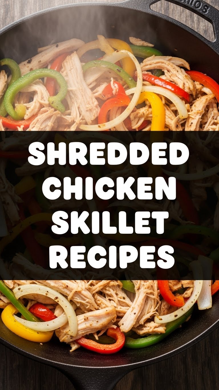 Shredded Chicken Skillet Recipes