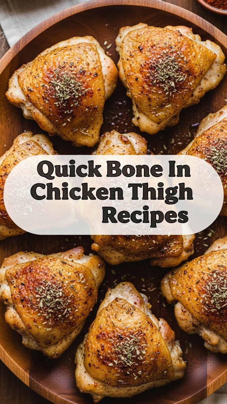 Quick Bone In Chicken Thigh Recipes