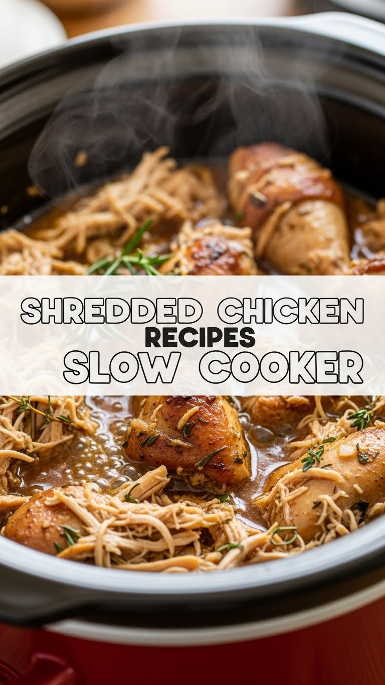 Shredded Chicken Recipes Slow Cooker
