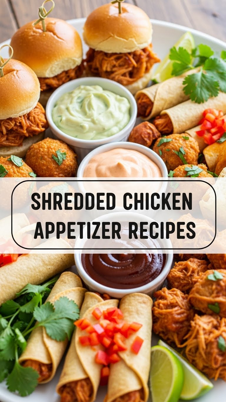 Shredded Chicken Appetizer Recipes