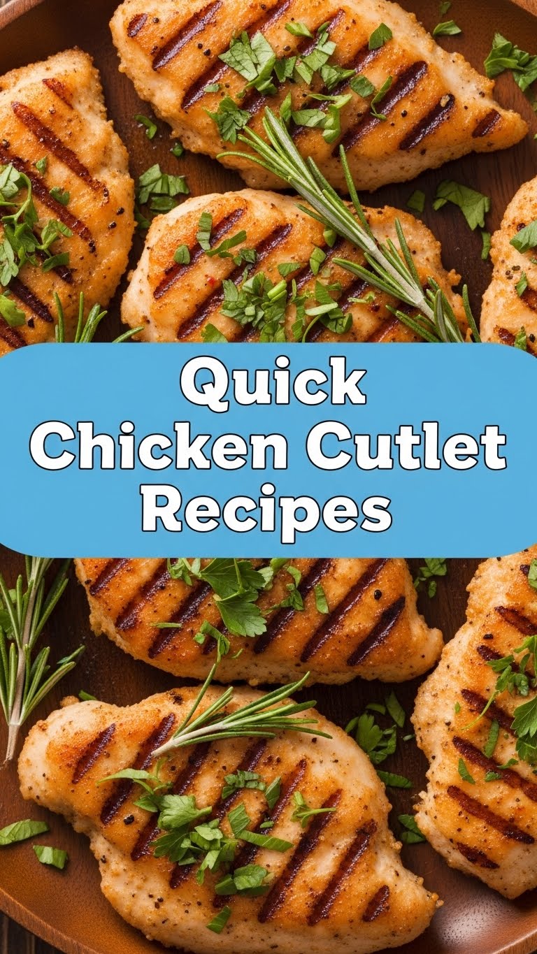 Quick Chicken Cutlet Recipes