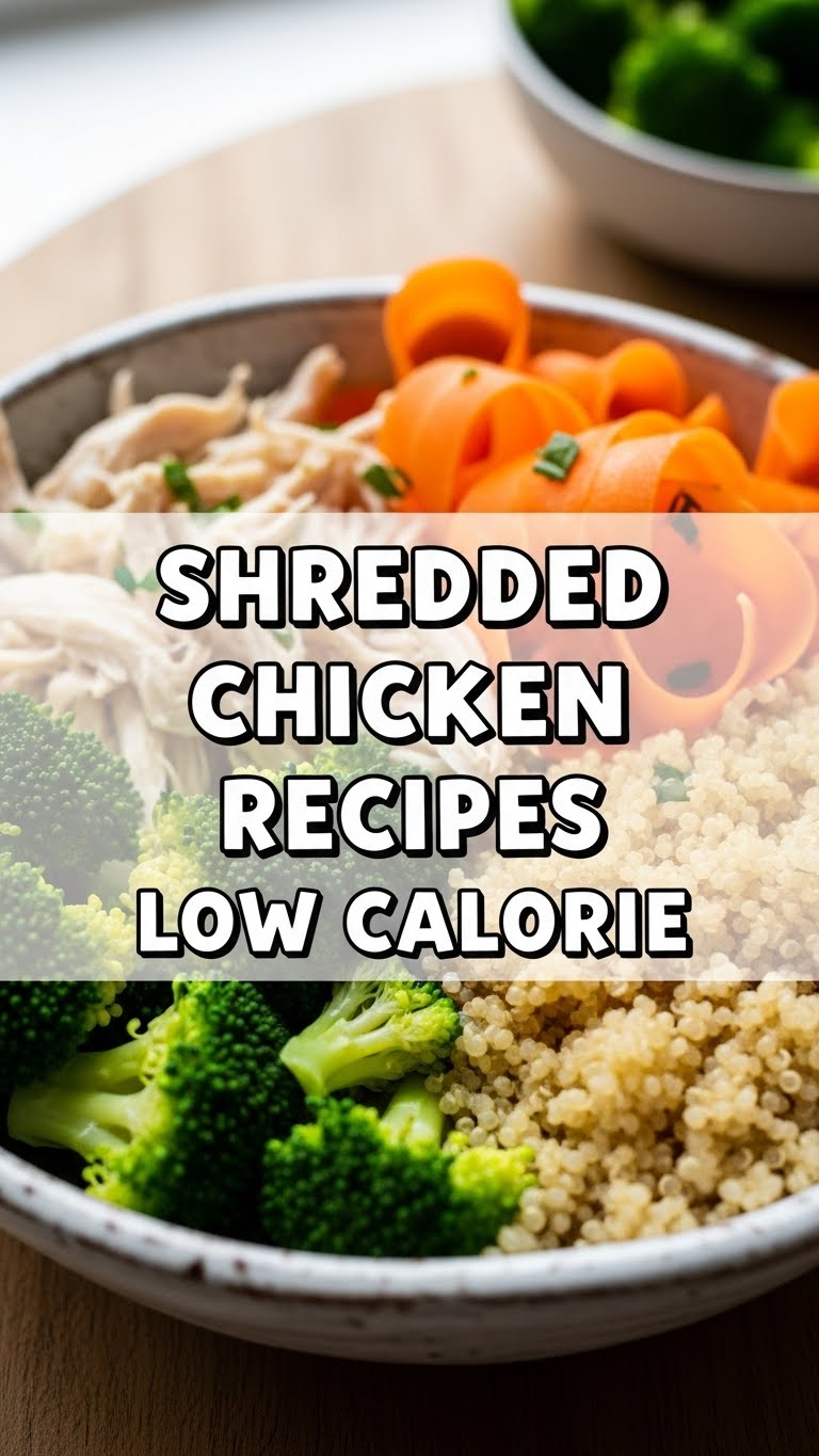 Shredded Chicken Recipes Low Calorie