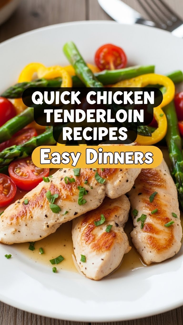 Quick Chicken Tenderloin Recipes Easy Dinners