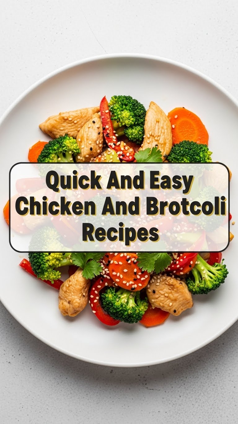 Quick And Easy Chicken And Broccoli Recipes