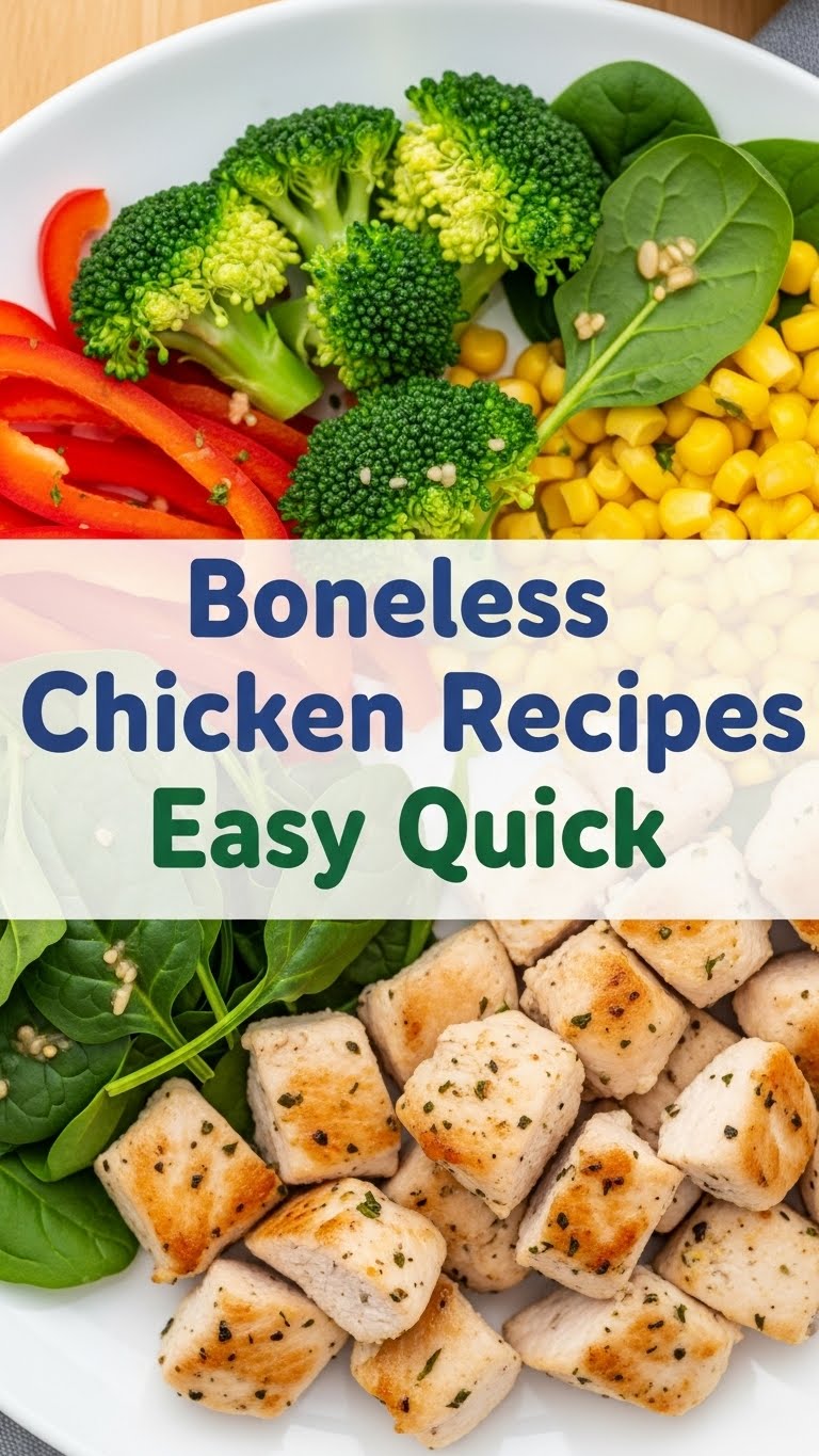 Boneless Chicken Recipes Easy Quick