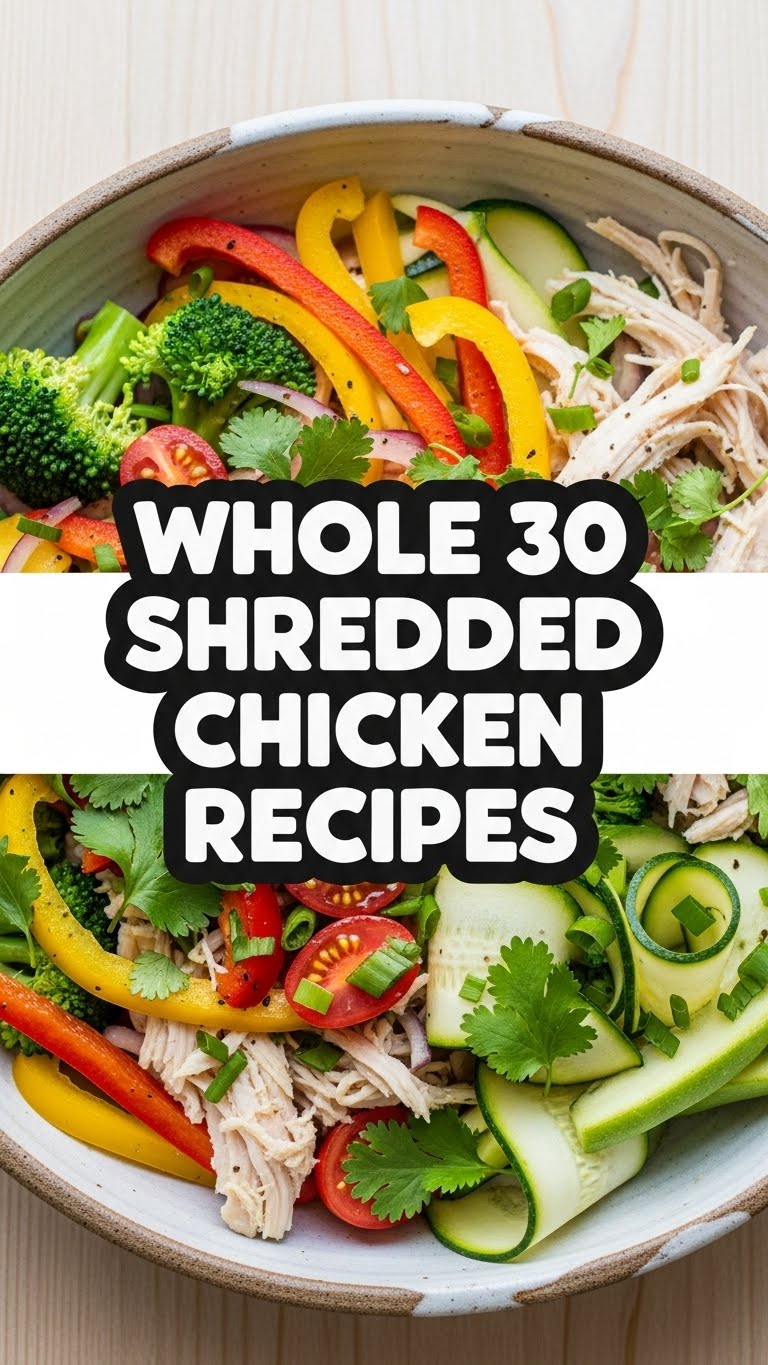 Whole 30 Shredded Chicken Recipes