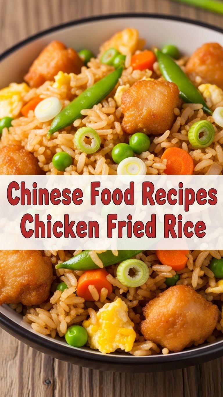 Chinese Food Recipes Chicken Fried Rice