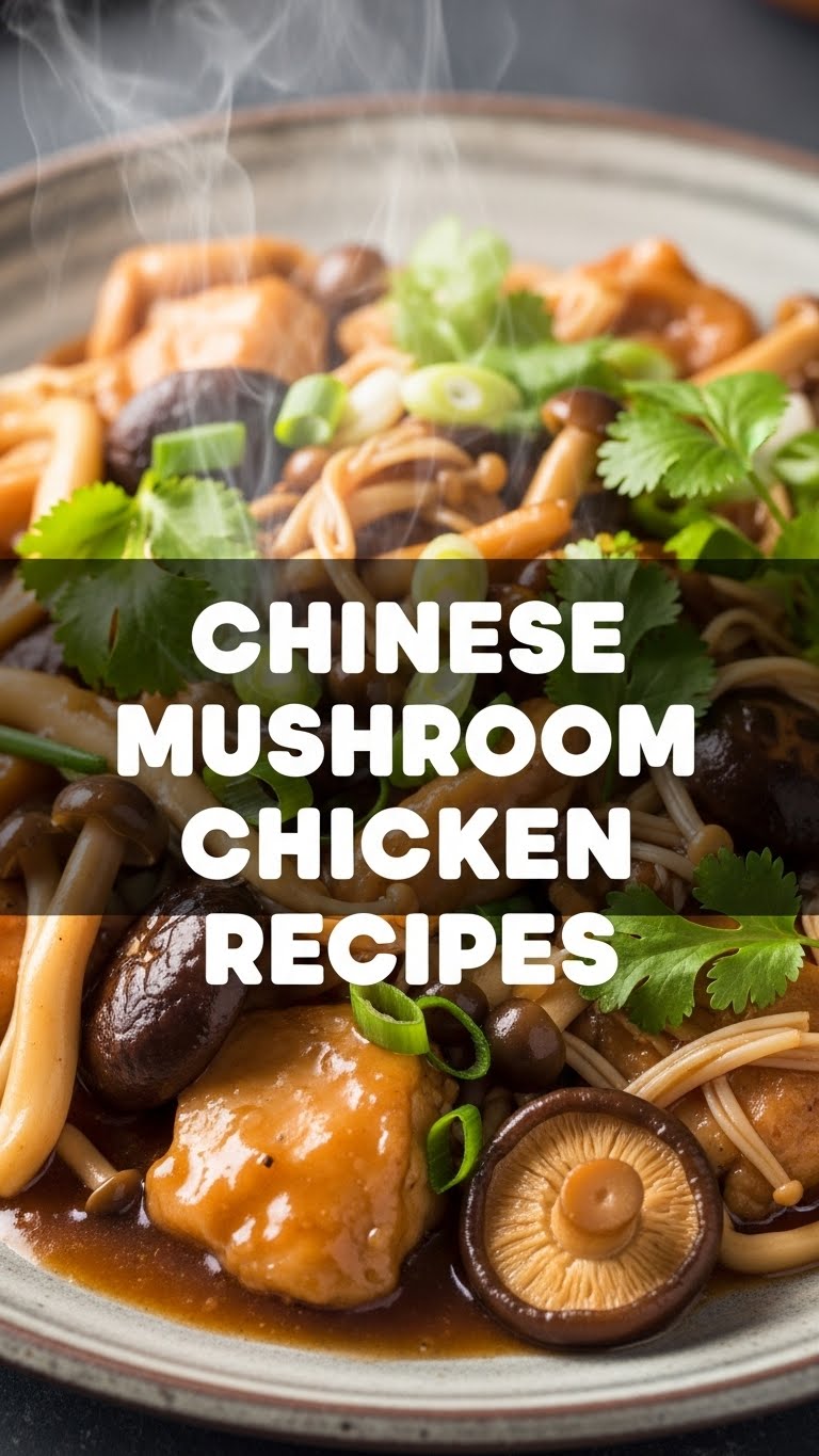Chinese Mushroom Chicken Recipes