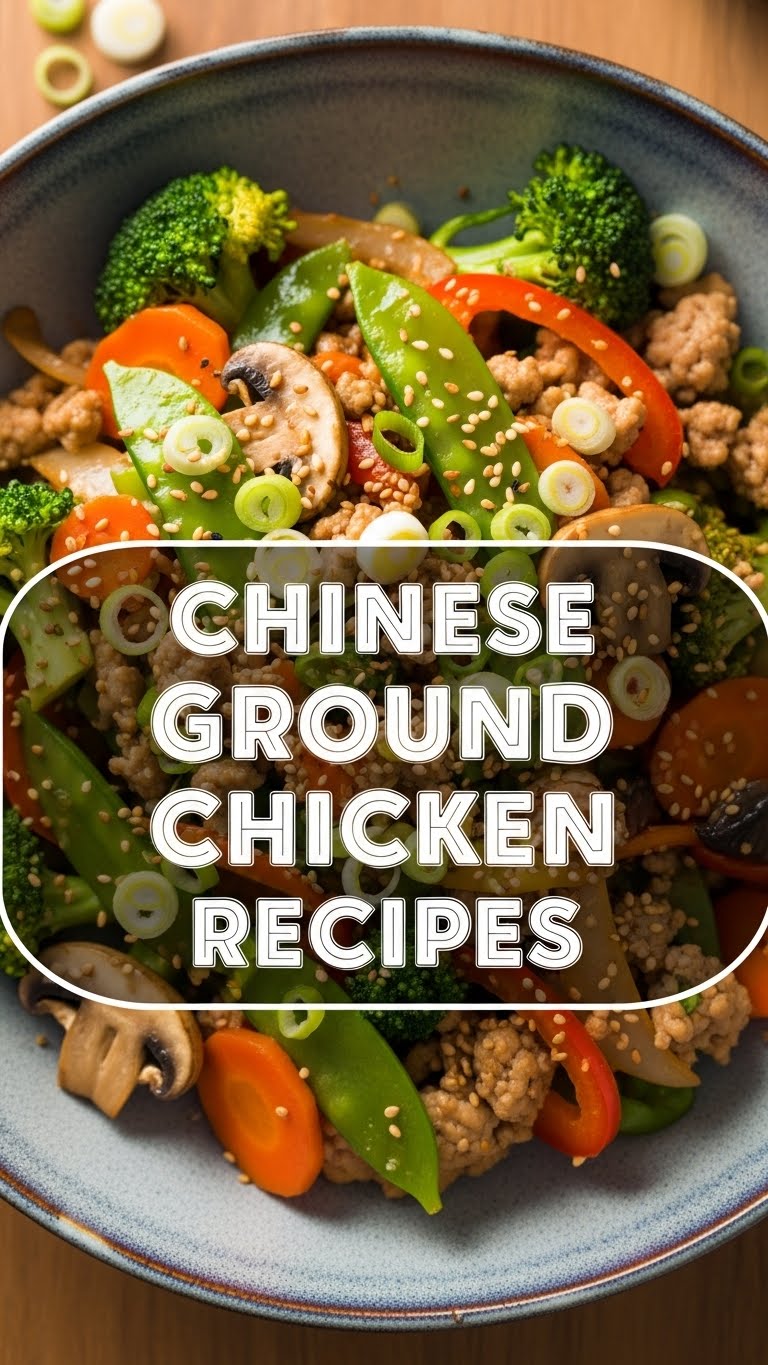 Chinese Ground Chicken Recipes