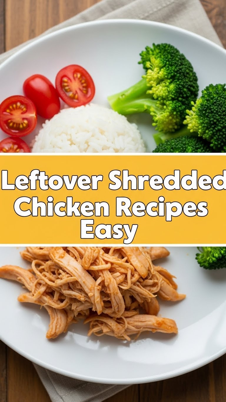Leftover Shredded Chicken Recipes Easy