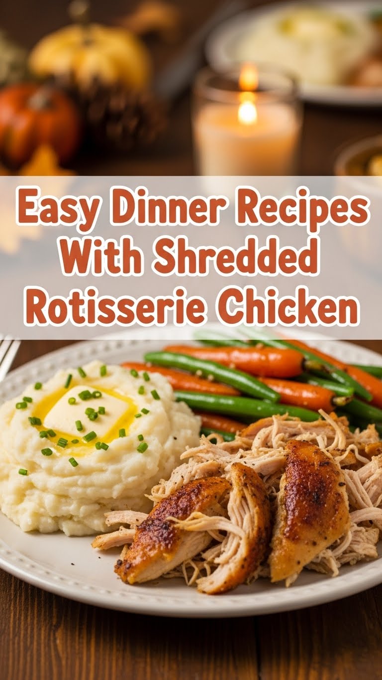 Easy Dinner Recipes With Shredded Rotisserie Chicken