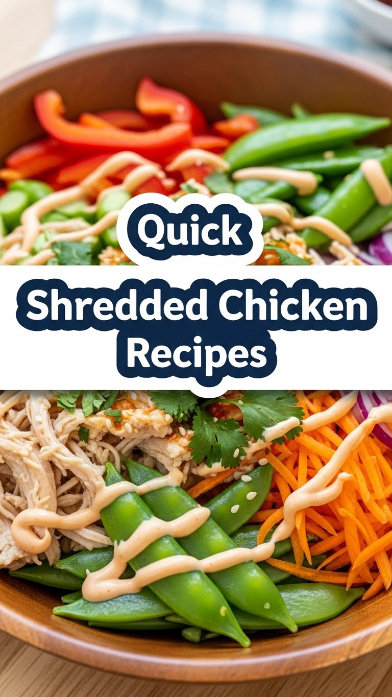 Quick Shredded Chicken Recipes