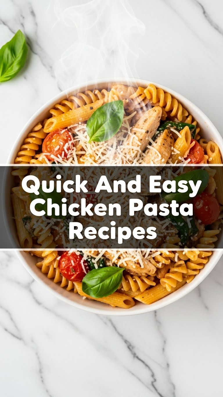 Quick And Easy Chicken Pasta Recipes
