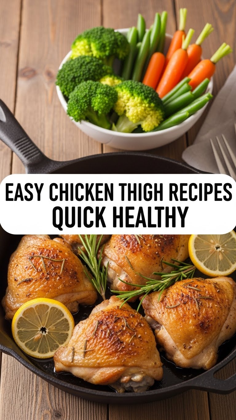 Easy Chicken Thigh Recipes Quick Healthy