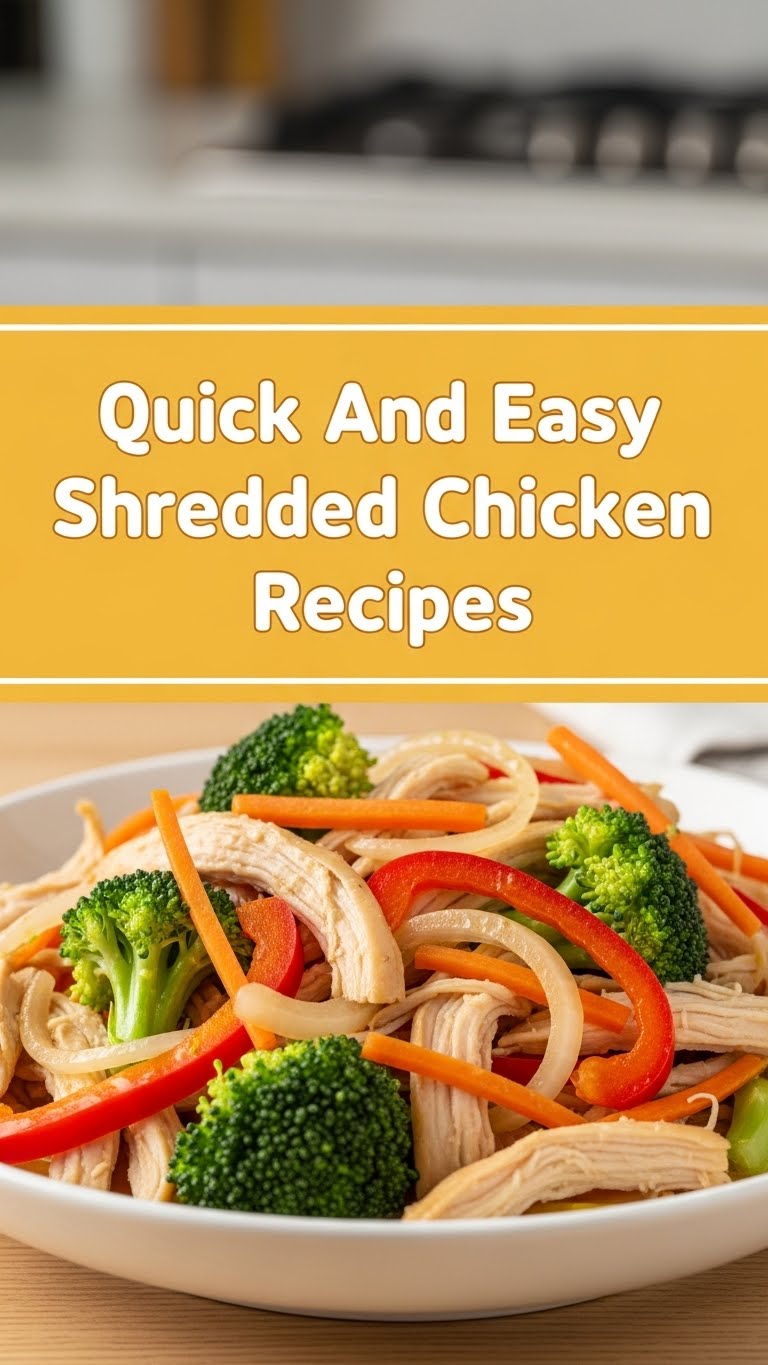 Quick And Easy Shredded Chicken Recipes