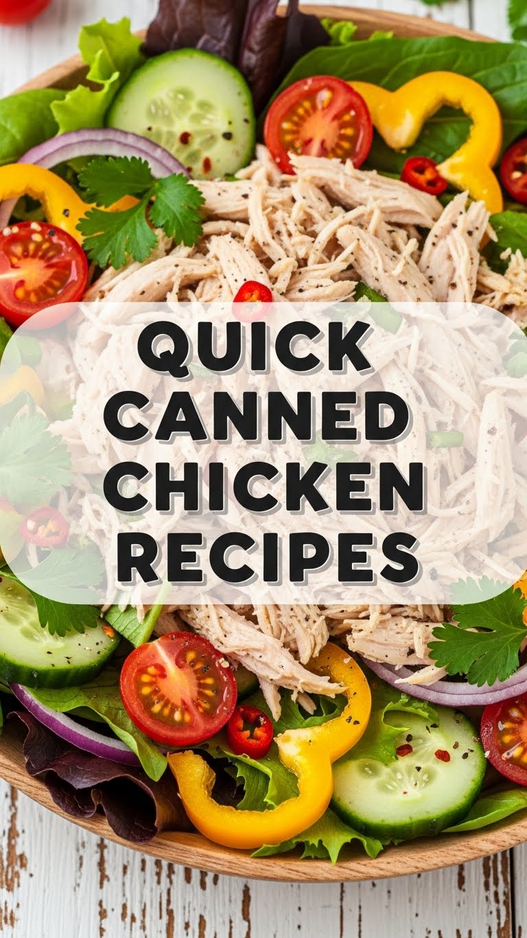 Quick Canned Chicken Recipes