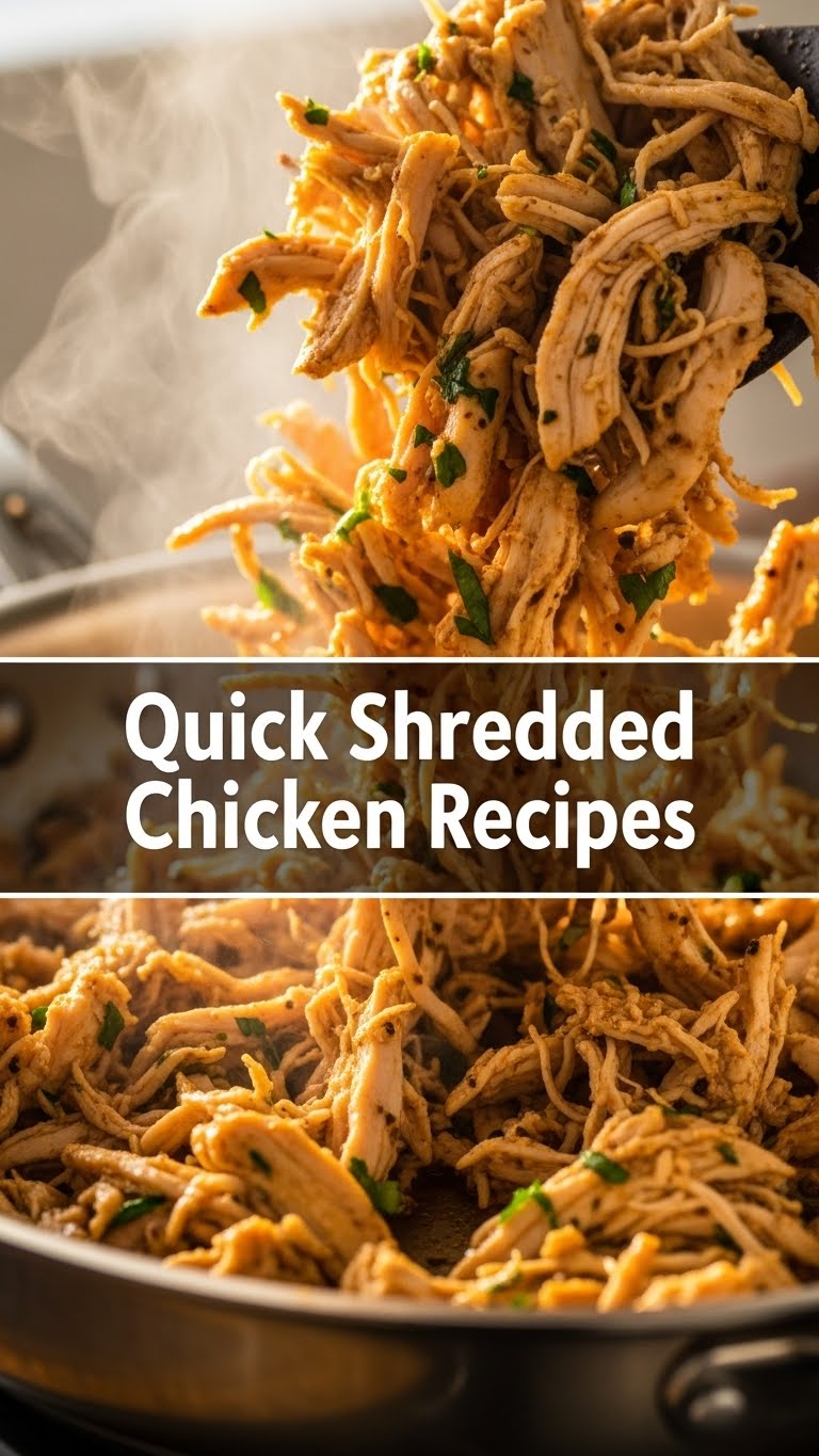 Quick Shredded Chicken Recipes